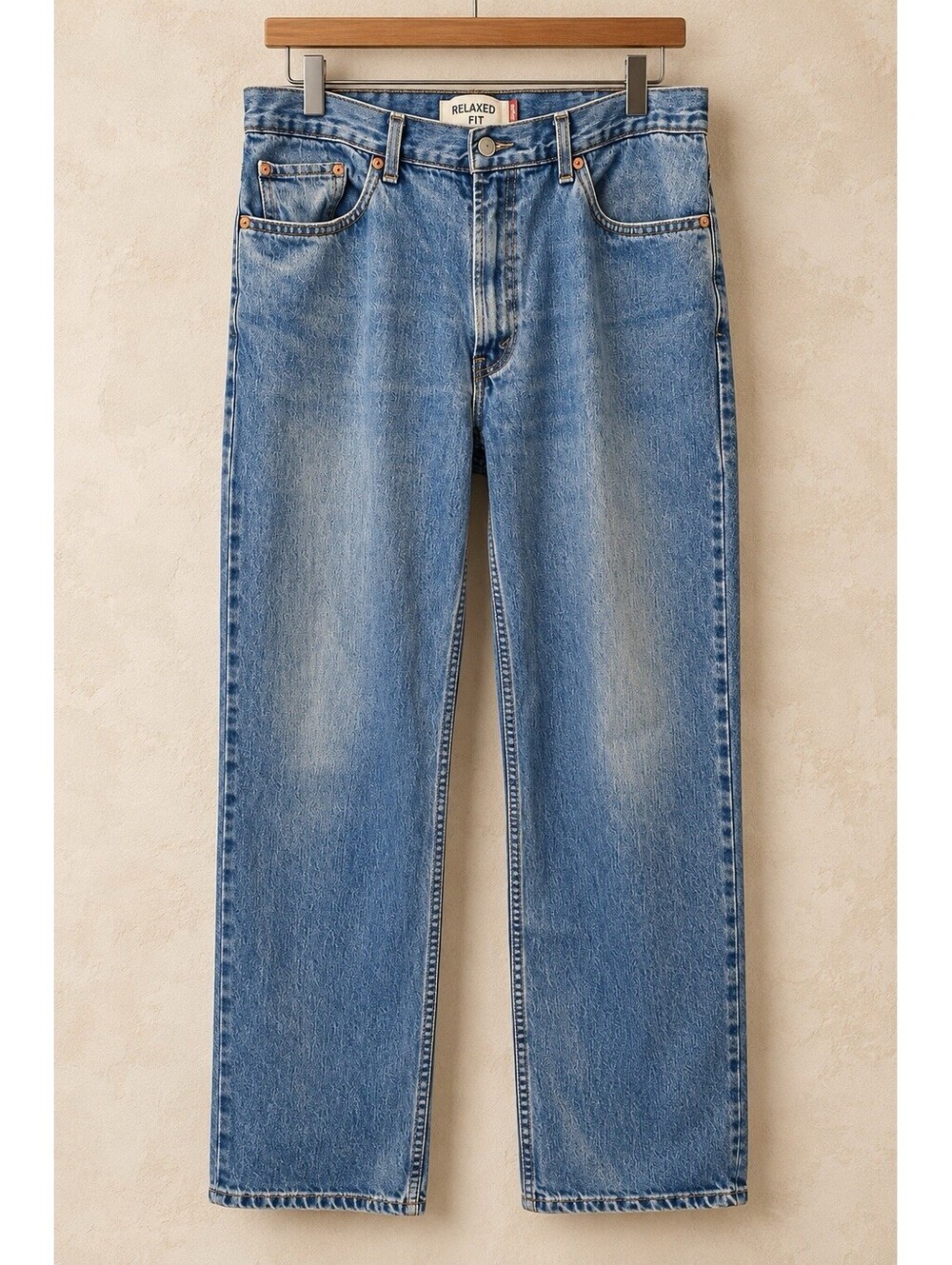 Vintage ‘06 Levi’s 550 Relaxed Fit Jeans 38x34 Medium Wash 100% Cotton Y2K